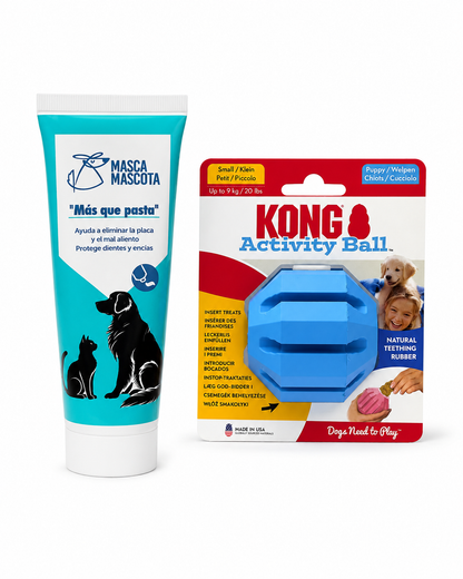 "Más que pasta" 100 g + Activity Ball S Kong