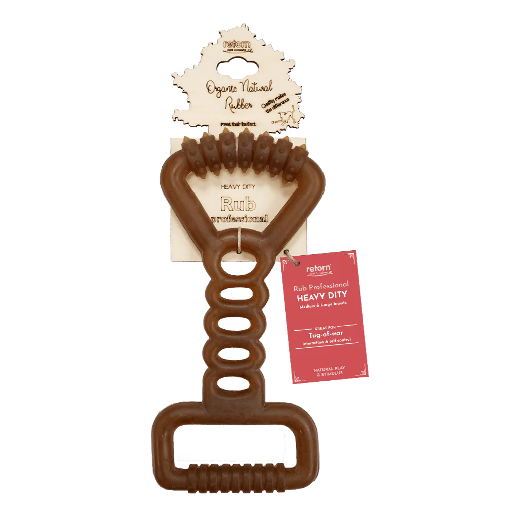 Pack dental Pasta Dental Natural para Perros Resina Natural Retorn "Tira y afloja Más que Pasta” 100g (Hueso y Dedal Incluido)
