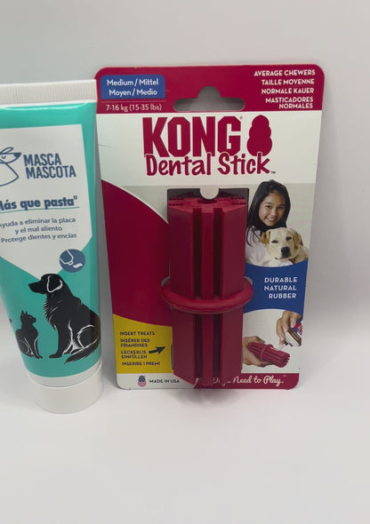 "Más que pasta" y Kong dental Stick